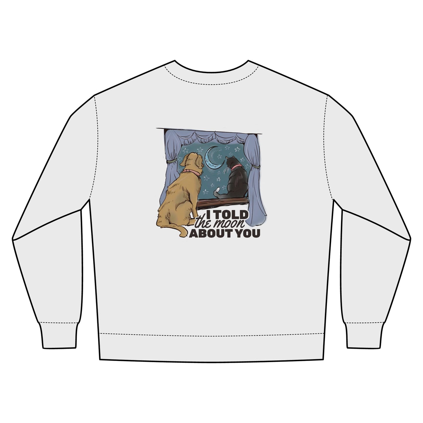 Moonlit Stories Unisex Crewneck