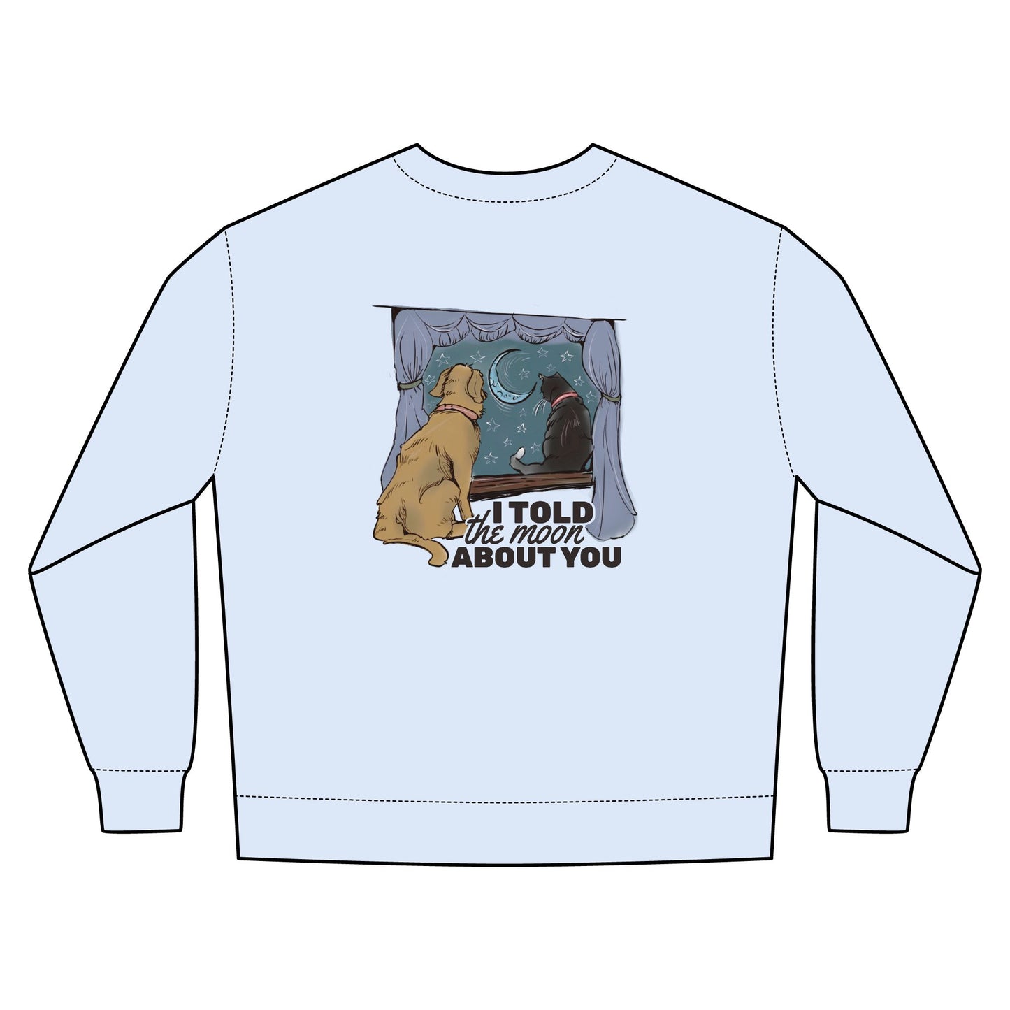 Moonlit Stories Unisex Crewneck