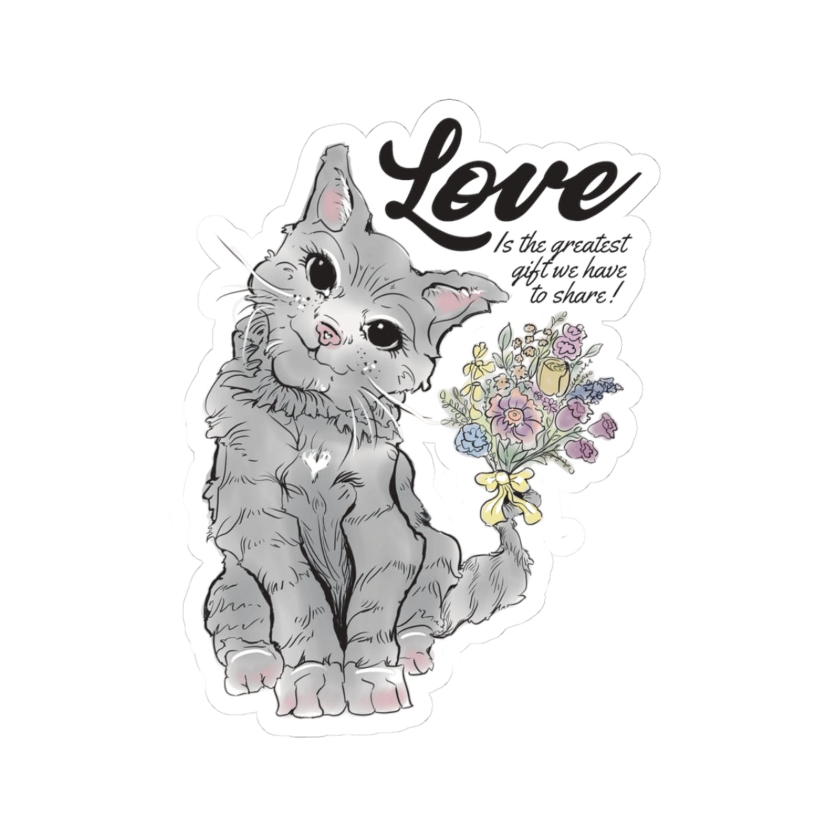 Gift Love Sticker